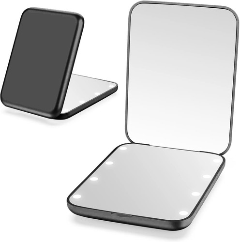 Lighted travel makeup - travel, mirror