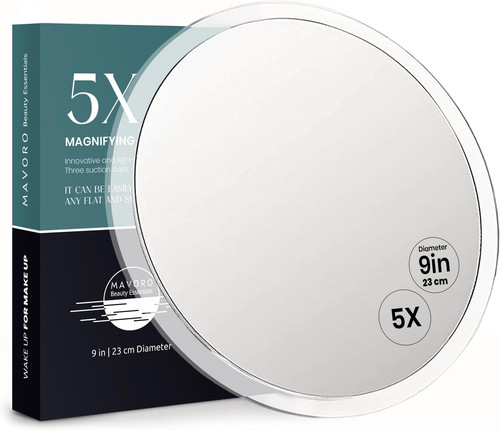 23cm magnifying mirror with - with, 3