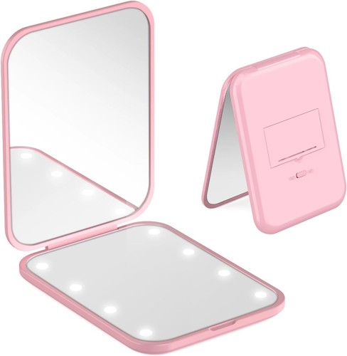 Led pocket mirror 3x - mirror, 1x