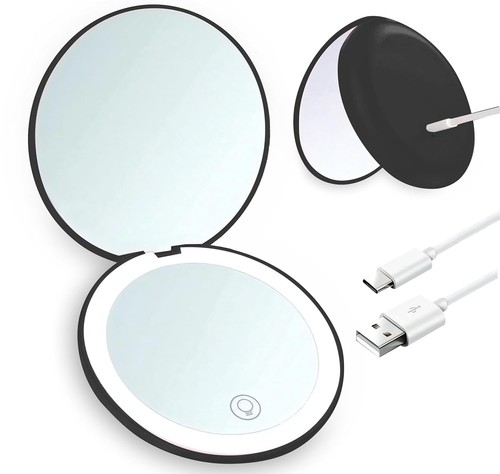Magnifying purse mirror - magnifying, –