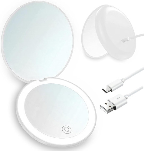 Magnifying pocket mirror - magnifying,