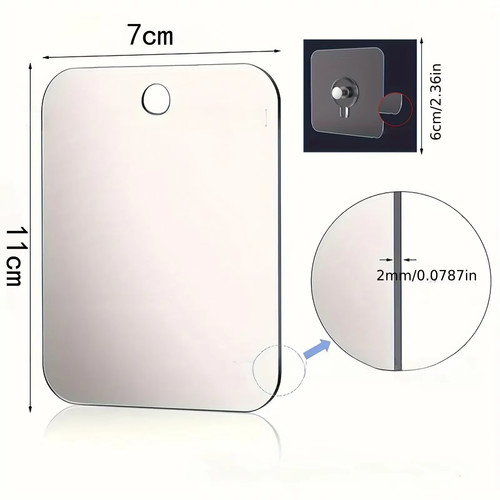 Fogless shaving mirror anti - shaving,