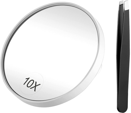 Travel makeup mirror 10x 20x - travel, 10x/20x