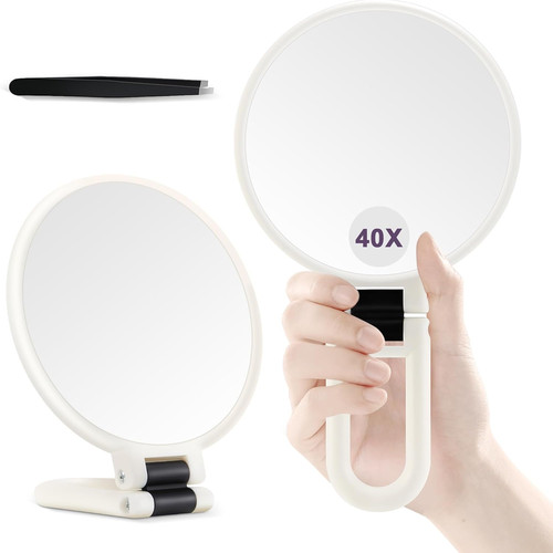 40x magnifying mirror hand - magnifying,