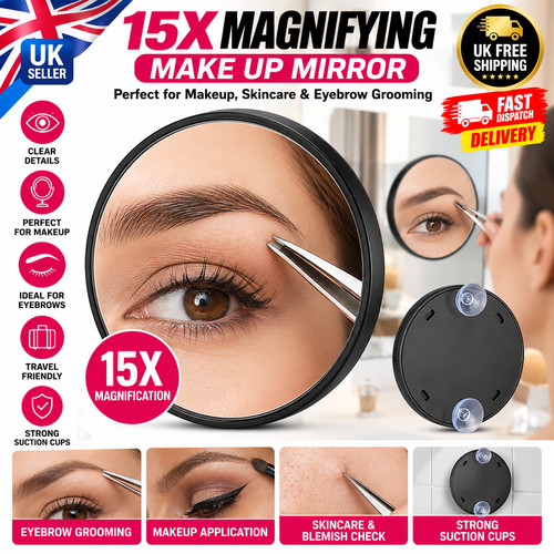 15x magnifying make - 15x, eyebrow
