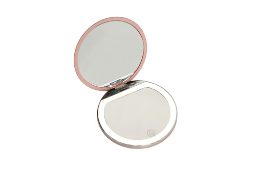 Led folding mirror magnifying - folding,