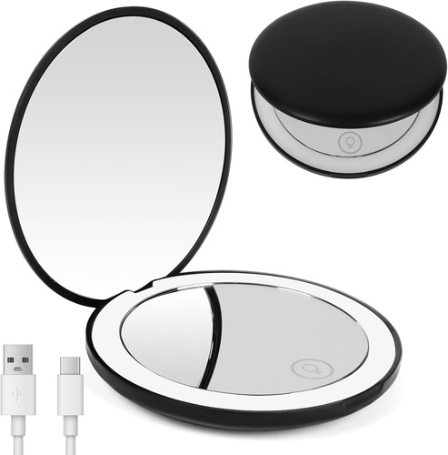 Compact mirror with light - compact,