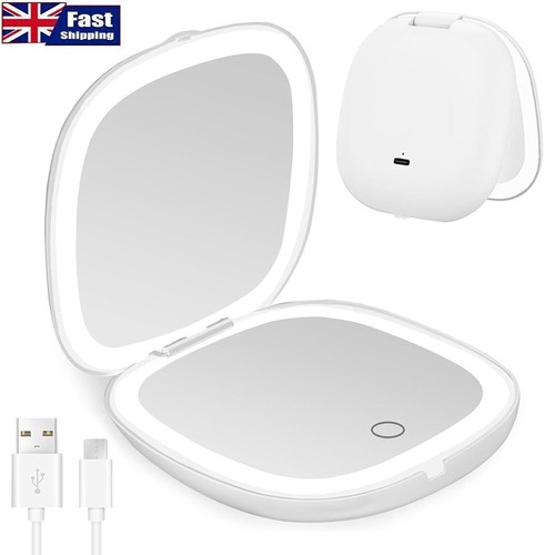 Led travel makeup mirror - travel,